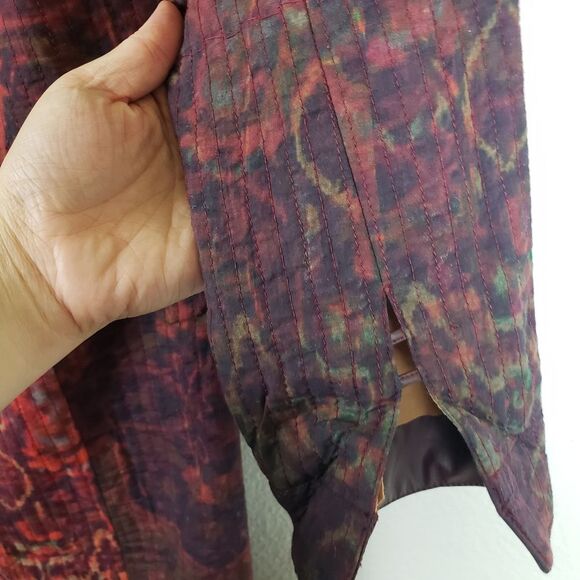 Women's Soft Surroundings Artist abstract Bedouin Duster Maxi Jacket Size PXS - Picture 10 of 16